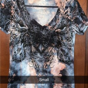 Women's Affliction V-Neck Top